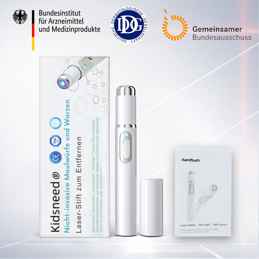 Hier beginnt dein neues Hautvertrauen🔔 𝗞𝗶𝗱𝘀𝗻𝗲𝗲𝗱® Nicht-invasive MoIie- und Warzenentfernung mit dem Laser-Stift 👨‍⚕️ Entwickelt von der Deutschen Dermatologischen Gesellschaft (DDG).
