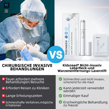 Hier beginnt dein neues Hautvertrauen🔔 𝗞𝗶𝗱𝘀𝗻𝗲𝗲𝗱® Nicht-invasive MoIie- und Warzenentfernung mit dem Laser-Stift 👨‍⚕️ Entwickelt von der Deutschen Dermatologischen Gesellschaft (DDG).